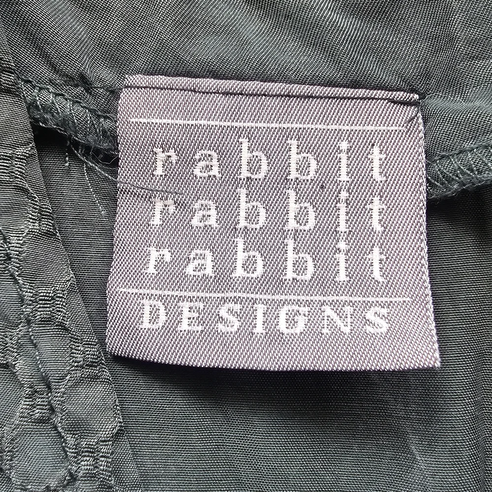 Vintage Rabbit Rabbit Rabbit Designs Button Front Dress - Picture 11 of 13